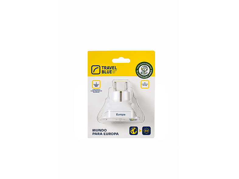 Travel Blue SP0111 4000W Sólo para uso interior Schuko (europeo) con conexión de tierra (puesto a tierra) Blanco