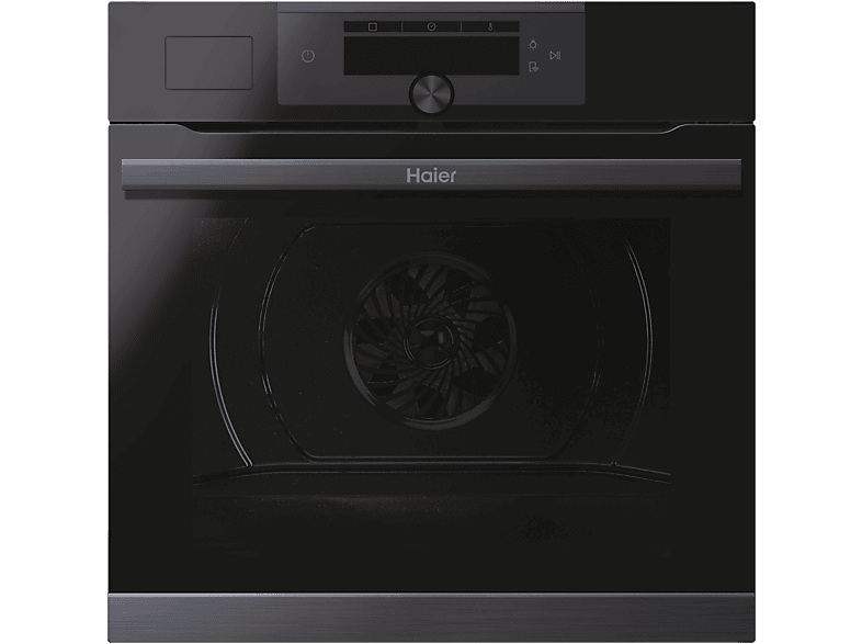 Haier HWO60SM4FS9XH I-Turn Series 4 Multifunción Limpieza pirolítica y por agua 70 l Climatech 60 cm Negro