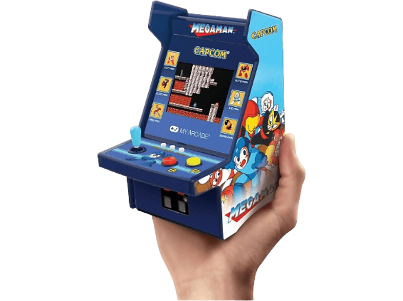 My Arcade Micro Player Megaman Pantalla color 2.75  Altavoz incorporado Azul