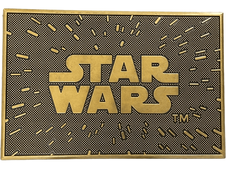 Sherwood Star Wars Logo Caucho Dorado