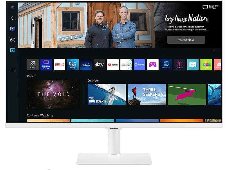 Samsung Smart Monitor M5 LS27BM501EUXEN 27 FHD 4 ms 60 Hz Bluetooth 4.2. 1x HDMI 1.4. 1x HDMI 2 EA. 2x USB-A Blanco