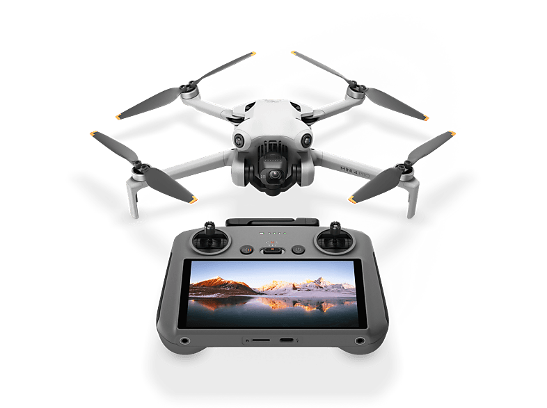 DJI Mini 4 Pro (DJI RC 2) Hasta 34 min ActiveTrack 360° Detección de obstáculos HDR en 4K/60 fps Blanco