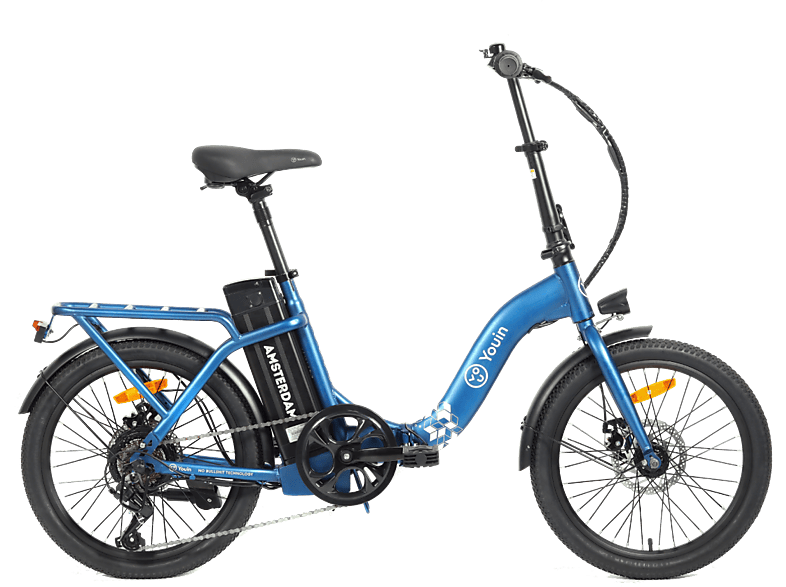 Youin Amsterdam 250 W 25 km/h 45 km Plegable Azul y negro
