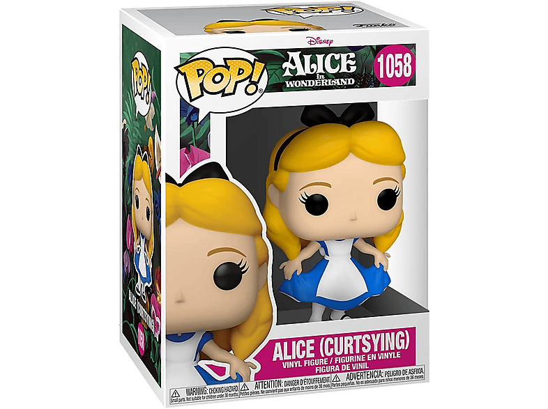Alice Curtsying Alice In Wonderland Disney 9.5 cm Vinilo