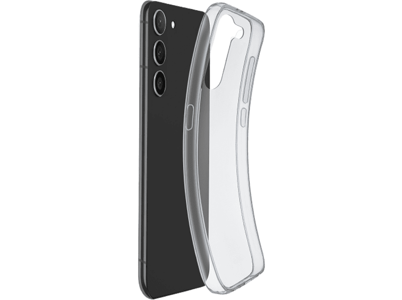 CellularLine FINECGALS23UT Para Samsung Galaxy S23 Ultra Goma blanda Trasera Transparente