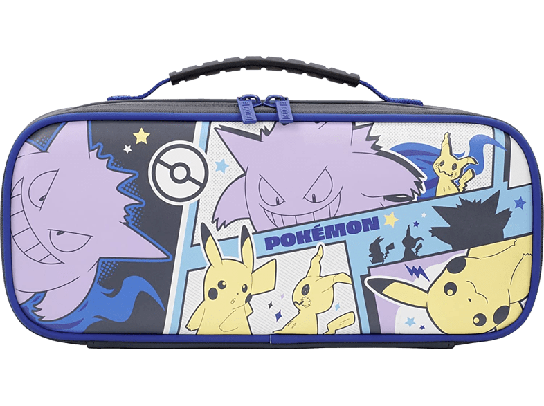 HORI Cargo Pouch Compact (Pikachu Gengar y Mimikyu) Para Nintendo Switch Multicolor