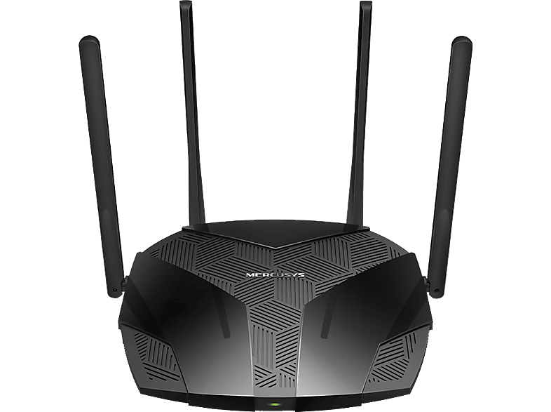 Mercusys MR80X AX3000 Wi-Fi 6 Doble Banda 3 Gbit/s WPA3 MU-MIMO y OFDMA Negro
