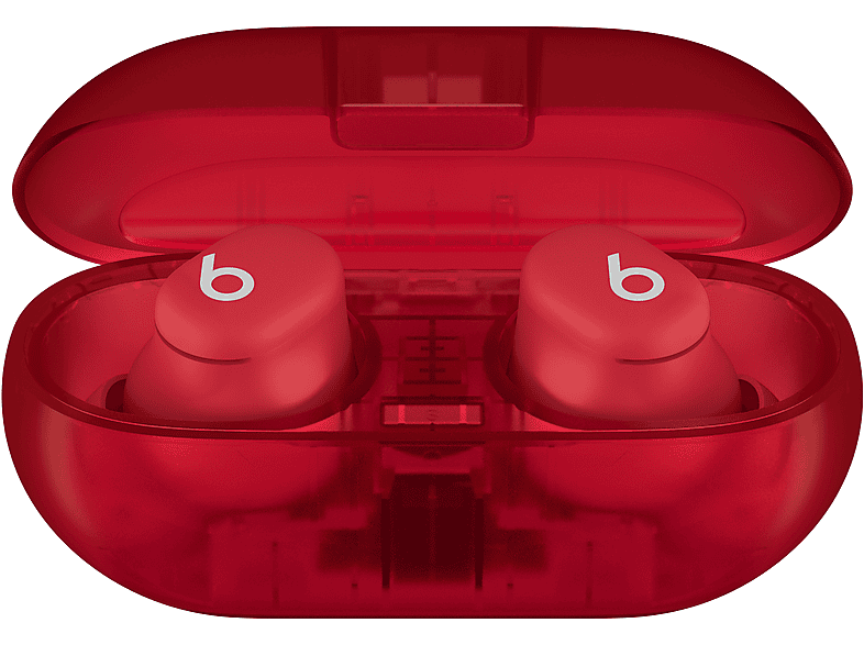 Beats Solo Buds Auriculares inalámbricos 18 horas de autonomía Bluetooth Clase 1 Apple Android Micrófono integrado Rojo transparente
