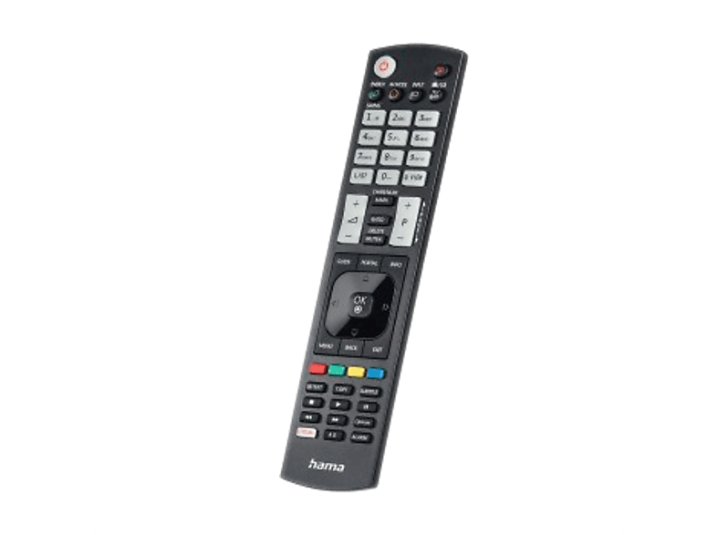 Hama 00221061 Compatible con LG 52 botones Funciona con pilas AAA Negro