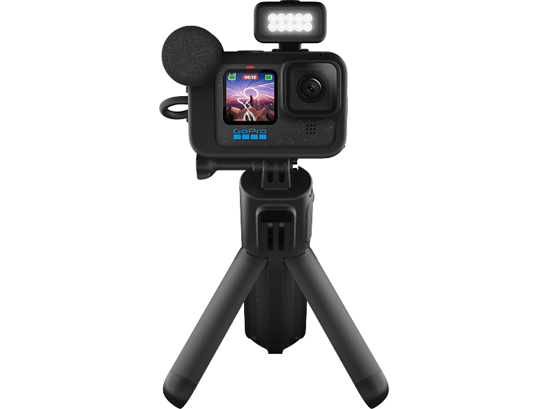 GoPro Hero 12 Creator Edition HyperSmooth 27 megapixels 5.3K HDR Sumergible hasta 10m Cámara lenta Negro