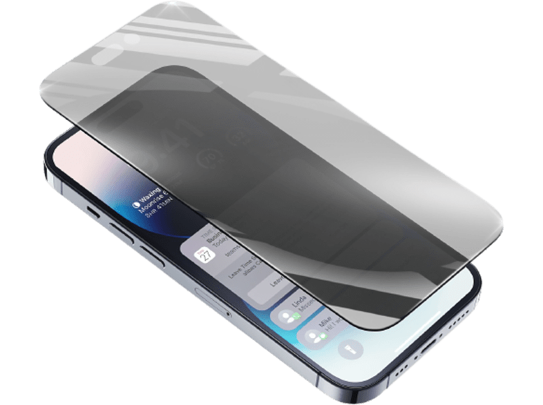 CellularLine Top Secret Glass Para iPhone 14 Pro Max Filtro de privacidad Transparente
