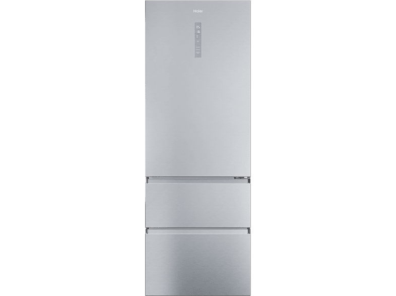 Haier 3D 70 Series 5 HTR5720ENMG No Frost 200.6 cm Ancho especial 70 cm 483 l Motor Inverter Cajones Direct Access Plata