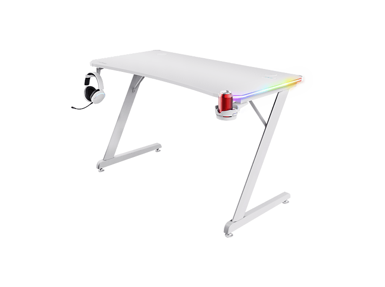Trust GXT 709 Iluminación RGB Portavasos Blanco