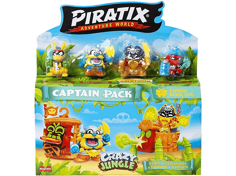 Magicbox Piratix Crazy Jungle - Captain Pack 1x12 Aleatorio