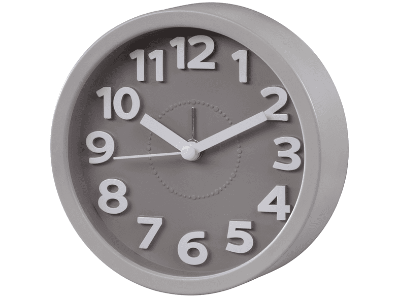 Hama Retro Vintage Alarma Analógico Pila AA Gris