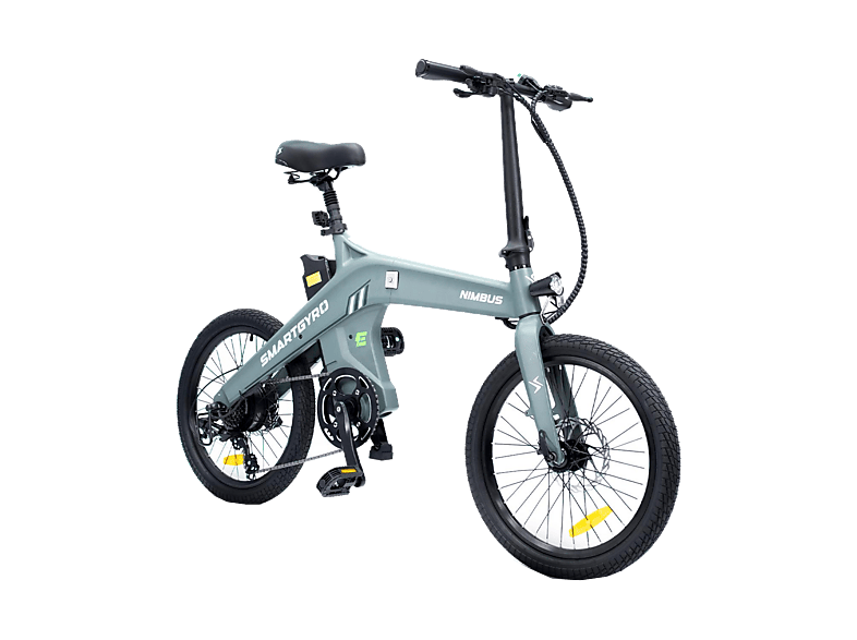 smartGyro Nimbus Eléctrica Plegable Potencia Nominal 250W Velocidad 25 km/h 60 km IPX4 Gris