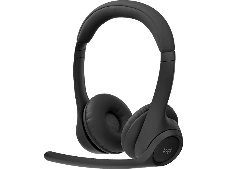 Logitech Zone 300 Bluetooth Micrófonos (volteable) con cancelación de ruido Hasta 20h batería Multidispositivo Negro