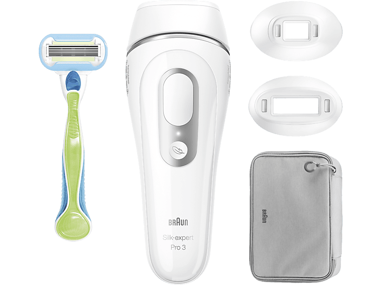 Braun Luz Pulsada Silk·expert Pro 3 PL3122 Depilación permanente 2 modos suavidad Tecnología Skin Pro Blanco
