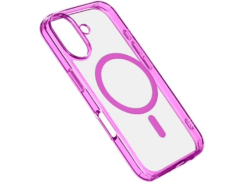 CellularLine Para Apple iPhone16 Trasera TPU Rosa