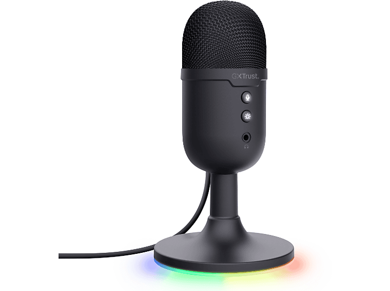 Trust GXT 234 Yunix USB 100 - 16000 Hz Alámbrico,Iluminación RGB Negro