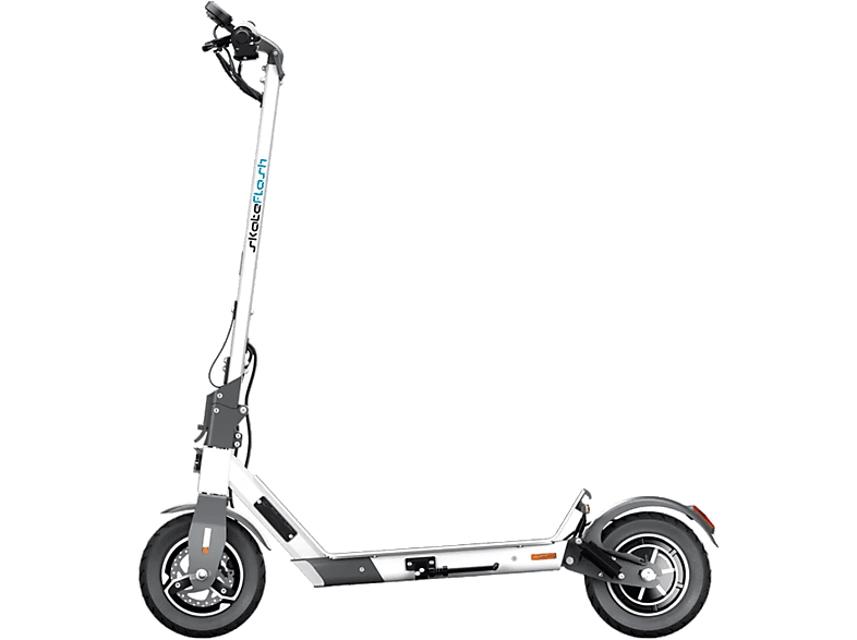 Skate Flash Model US 800 W 120 kg  16000 mAh 25 km/h Autonomía 50 km Blanco