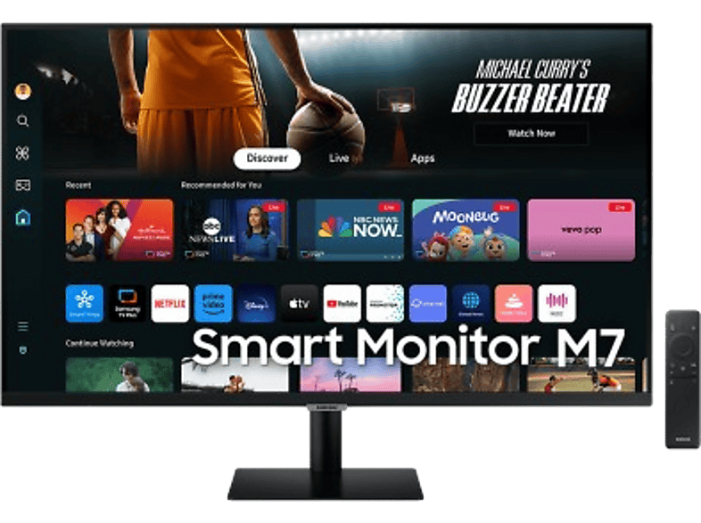 Samsung Smart M7 LS32DM700UUXEN 32 UHD 4K 4ms 60Hz WiFi Bluetooth Negro