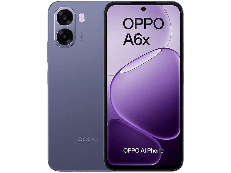 OPPO A6x Púrpura 128 GB 4 GB RAM 6.75  LCD Display Qualcomm Snapdragon 685 6100 mAh