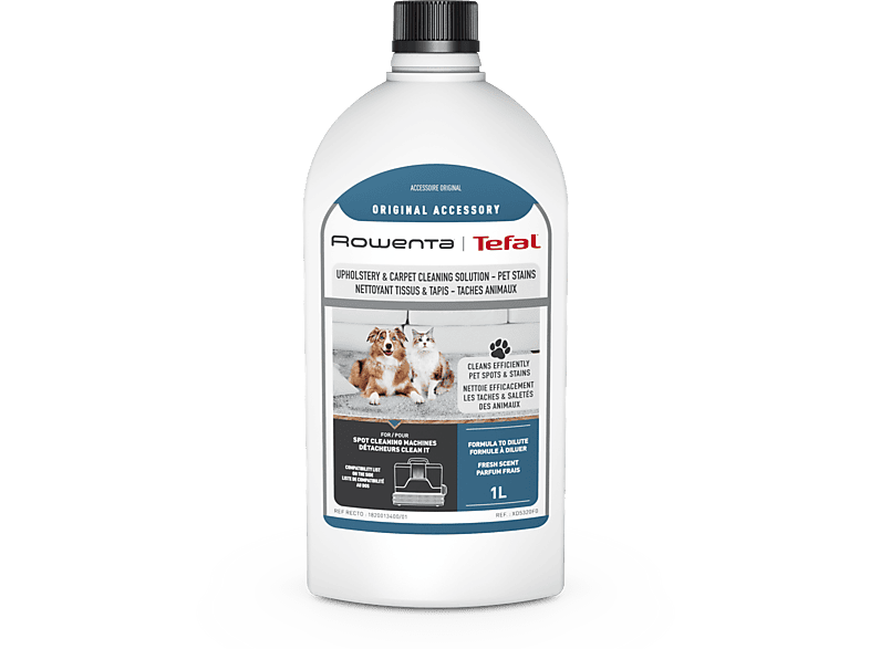 Rowenta XD5320 Solución de limpieza Tejidos y alfombras Especial mascotas Blanco