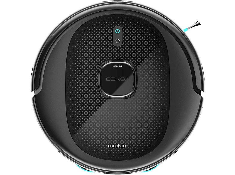 Cecotec Conga 9990 AI Spin Revolution Ultra Power Home 4 en 1 Navegación láser 10 kPa 240 min Base de autovaciado Wi-Fi Black