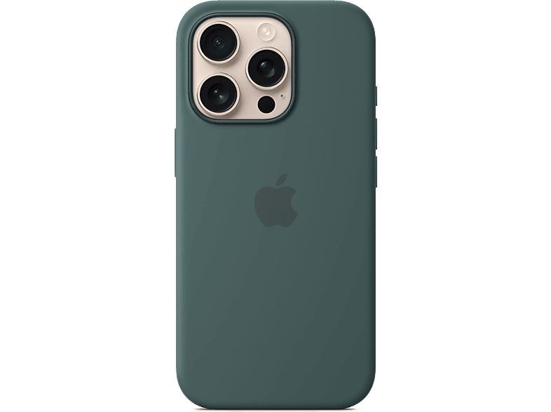 Apple Funda de silicona con MagSafe para iPhone 16 Pro Verde lago