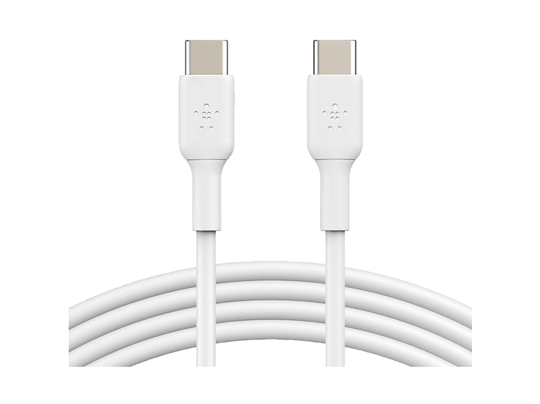 Belkin Cable USB-C a USB-C de 60 W 1 m Universal Carga Rápida Blanco