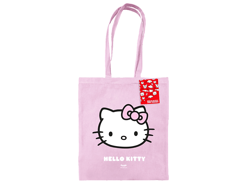 Pyramid Hello Kitty Estilo tote bag Tela ecológica Rosa