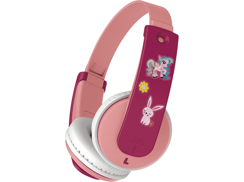 JVC HA-KD10W-PE De diadema Bluetooth 5.0 Para niños Rosa