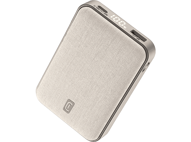 CellularLine GLAM 10000 mAh 20W USB A + Tipo C Blanco