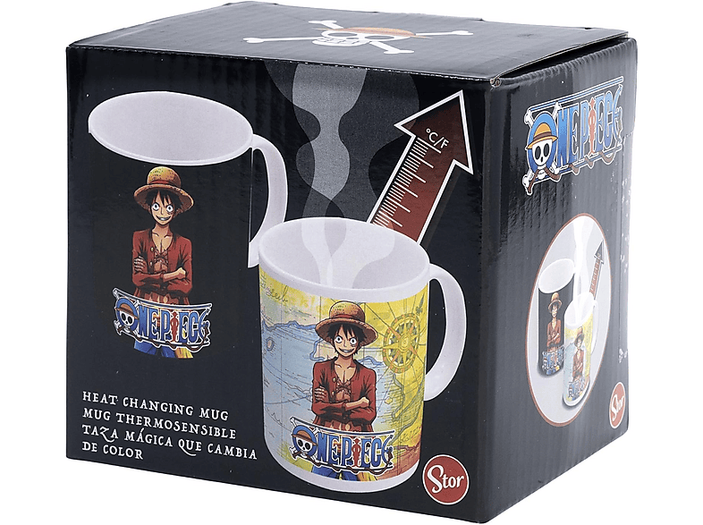 Monkey D. Luffy One Piece Termosensible Cerámica 325 ml
