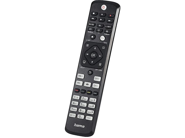 Hama 00221063 Compatible con Philips 46 botones Funciona con pilas AAA Negro