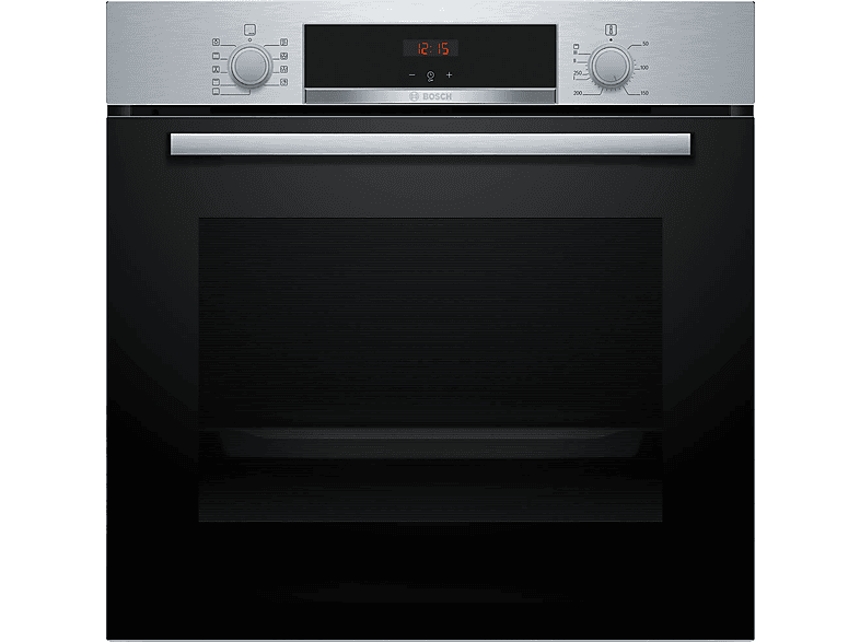 Bosch HBA514ES3 Serie 4 Multifunción Limpieza por agua 71 l HotAir 3D Mandos ocultables 60 cm inox
