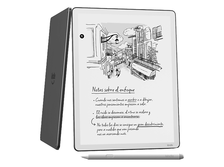 Amazon Kindle Scribe (2026) Pantalla 11  Lápiz digital 32GB IA para tus notas Sensación similar al Papel Luz Autoregulable Graphite