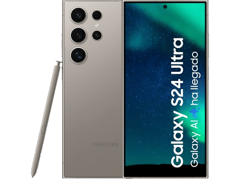 Samsung Galaxy S24 Ultra Titanium Gray 512GB 12GB RAM 6.8 QHD+ Qualcomm Snapdragon 8 5000mAh Android 14