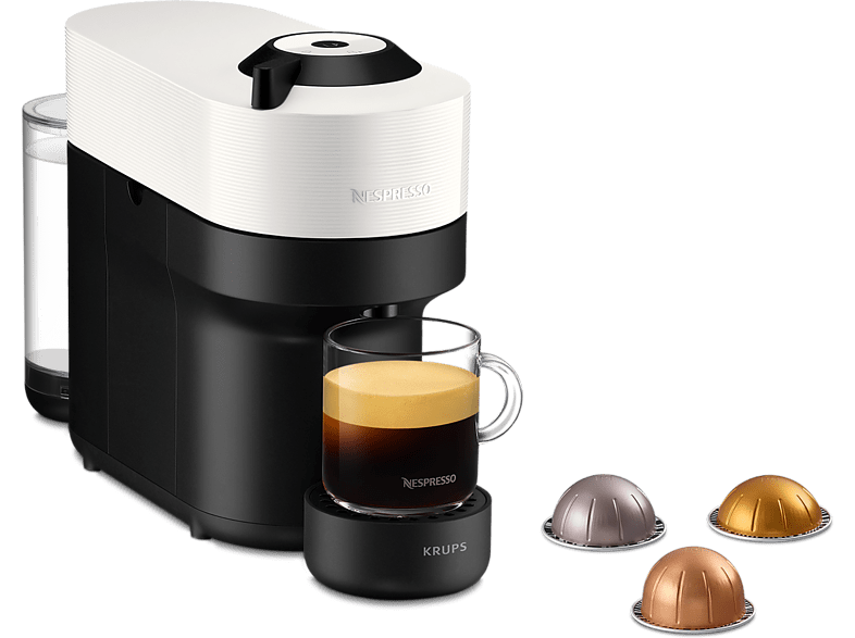 Nespresso® Krups Vertuo Pop XN920110 1500 W  0.56 L Tecnología Centrifusion Wi-Fi Coconut White