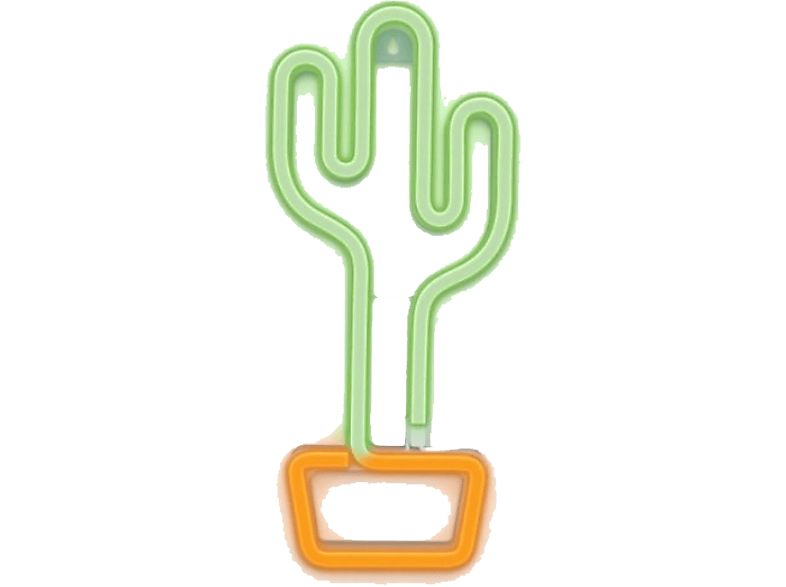 Forever RTV100211 Neón BAT+USB Cactus Orange Green