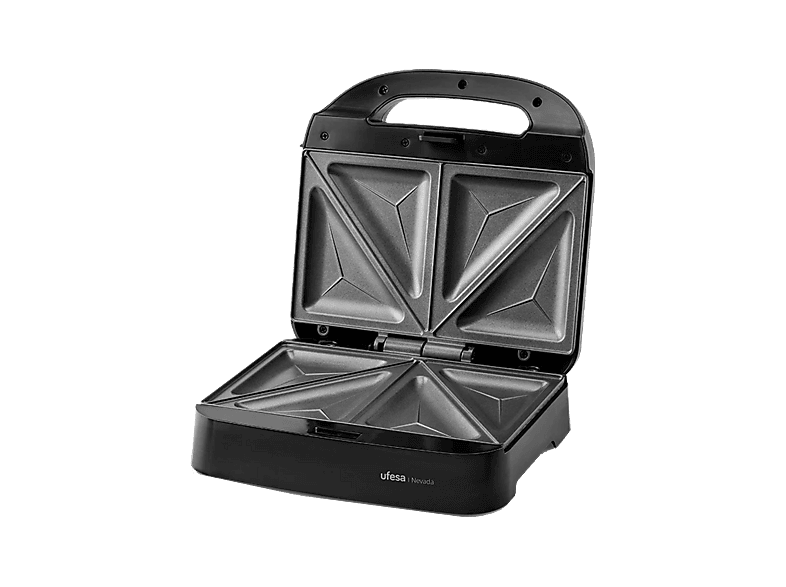 Ufesa Nevada 750 W Placas antiadherentes de 225 × 131 mm Libres PFOA Negro