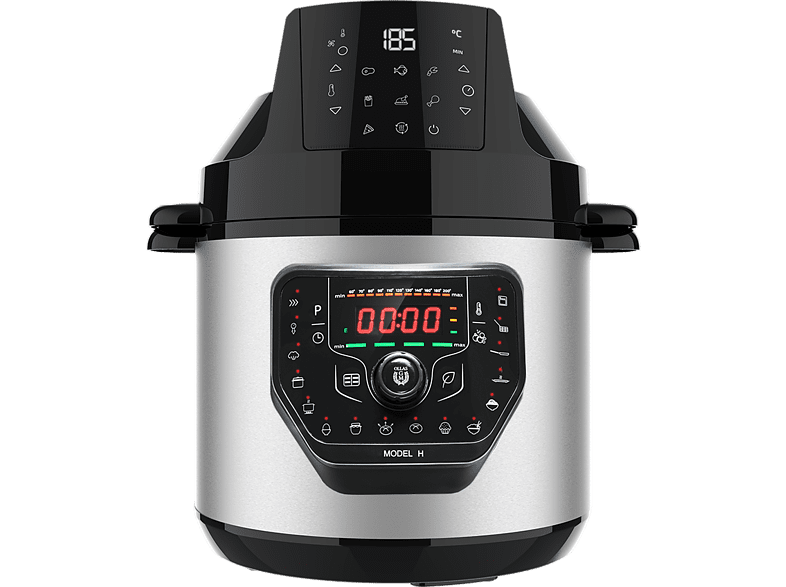Cecotec GM H Fry 1000 W 6 L 27 modos 11 temperaturas 5 presiones Programable 24 horas Incluye cabezal de aire caliente Negro