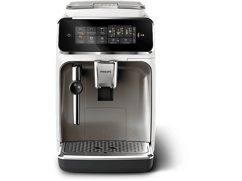 Philips EP3323/90 1.8L 2 bebidas Espumador Cromado blanco
