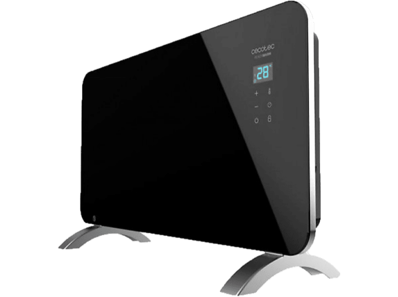 Cecotec Ready Warm 6720 Crystal Connection 1500 W IP24 2 potencias Negro
