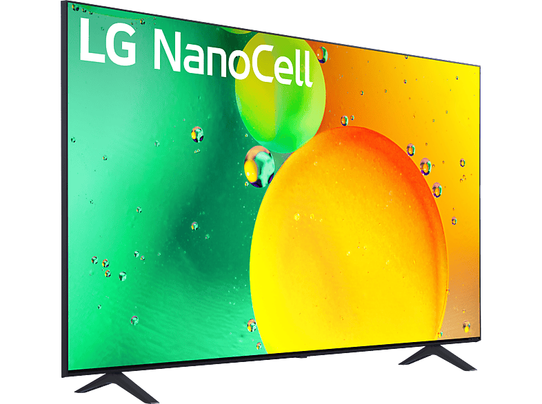 LG 65NANO756QC UHD 4K Procesador de Gran Potencia 4K α5 Gen 5 Smart TV DVB-T2 (H.265) Azul oscuro ceniza