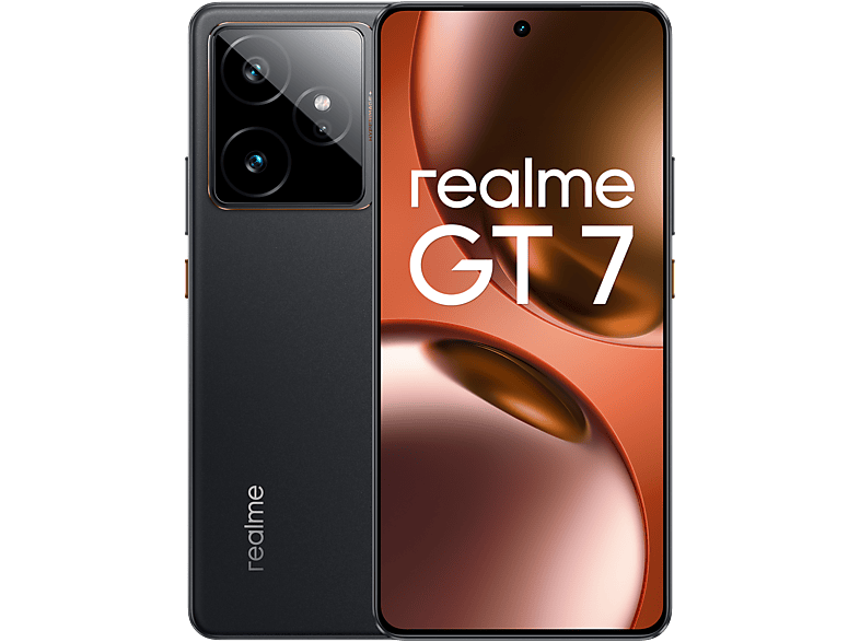realme GT7 Negro 512 GB 12 GB RAM 6.78 LTPO 2.5D Dimensity 9400e Chipset 7000 mAh IP69