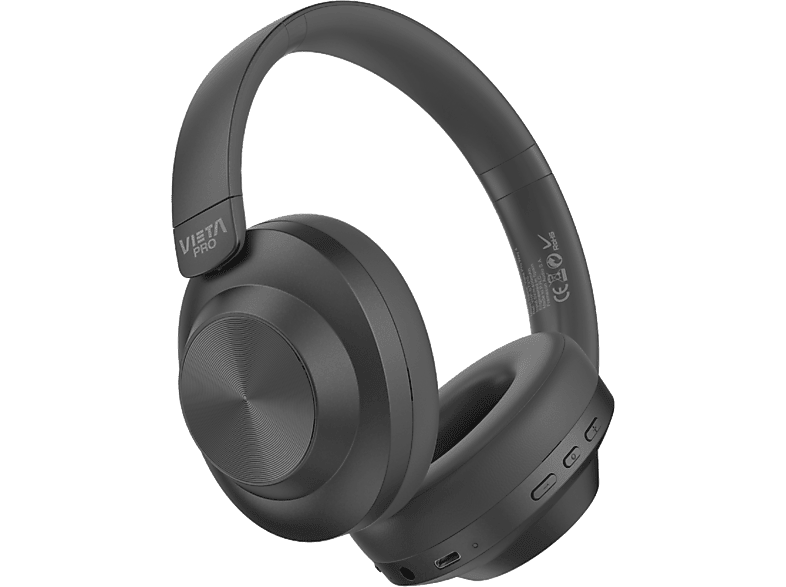 Vieta Way 4 Circumaurales Bluetooth 50h Autonomía Diseño doble plegado Micrófono Gris Plomo