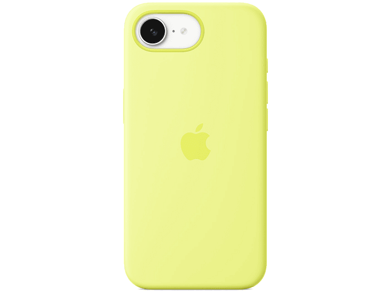 Apple Funda de silicona Para iPhone 16e Amarillo neón