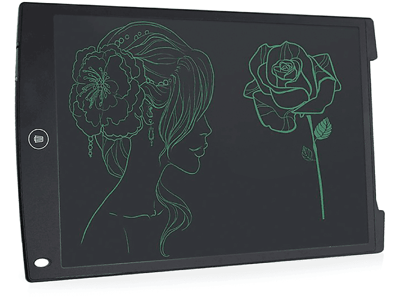 Dam DMAB0056C00 12 Pen Borrado fácil Cristal líquido Negro